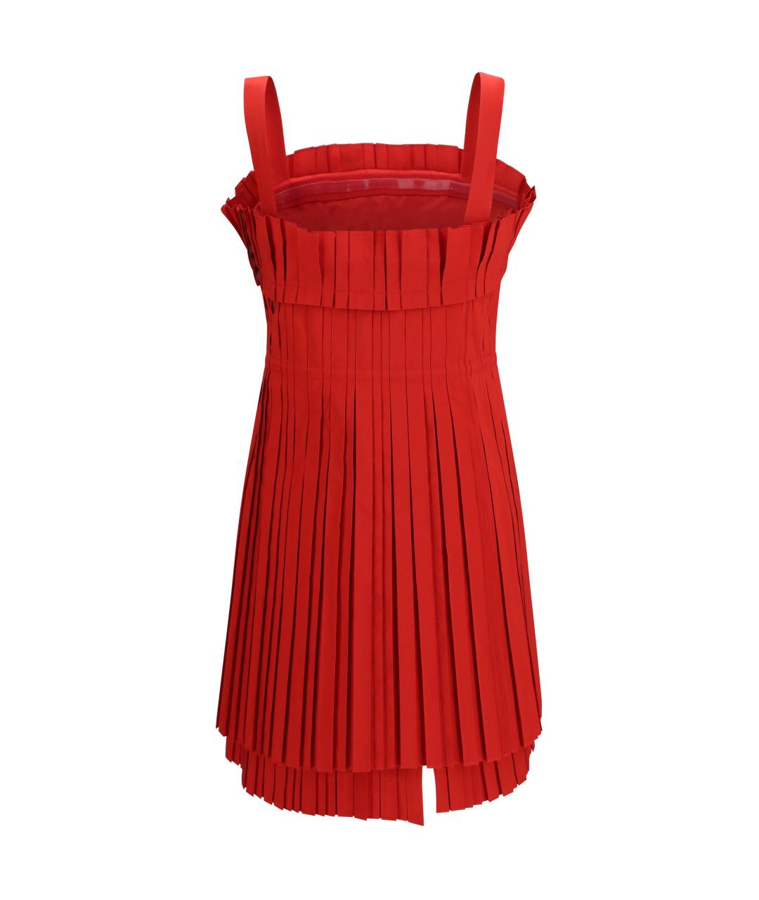 FENDI Красное полиэстеровое коктейльное платье, фото 2