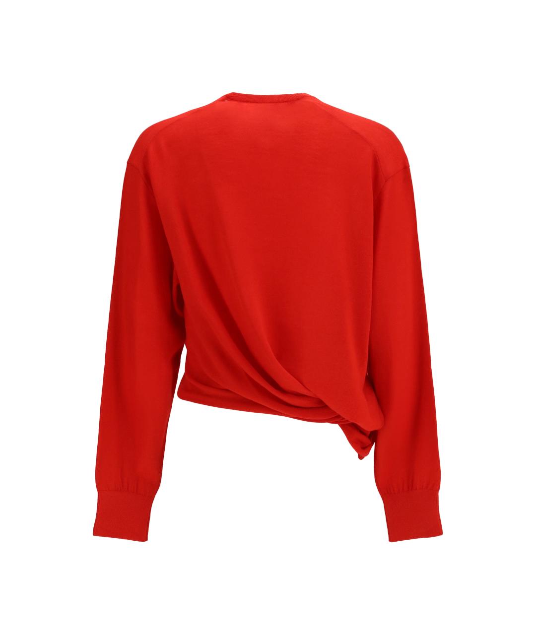 LOEWE Красный шерстяной джемпер / свитер, фото 2