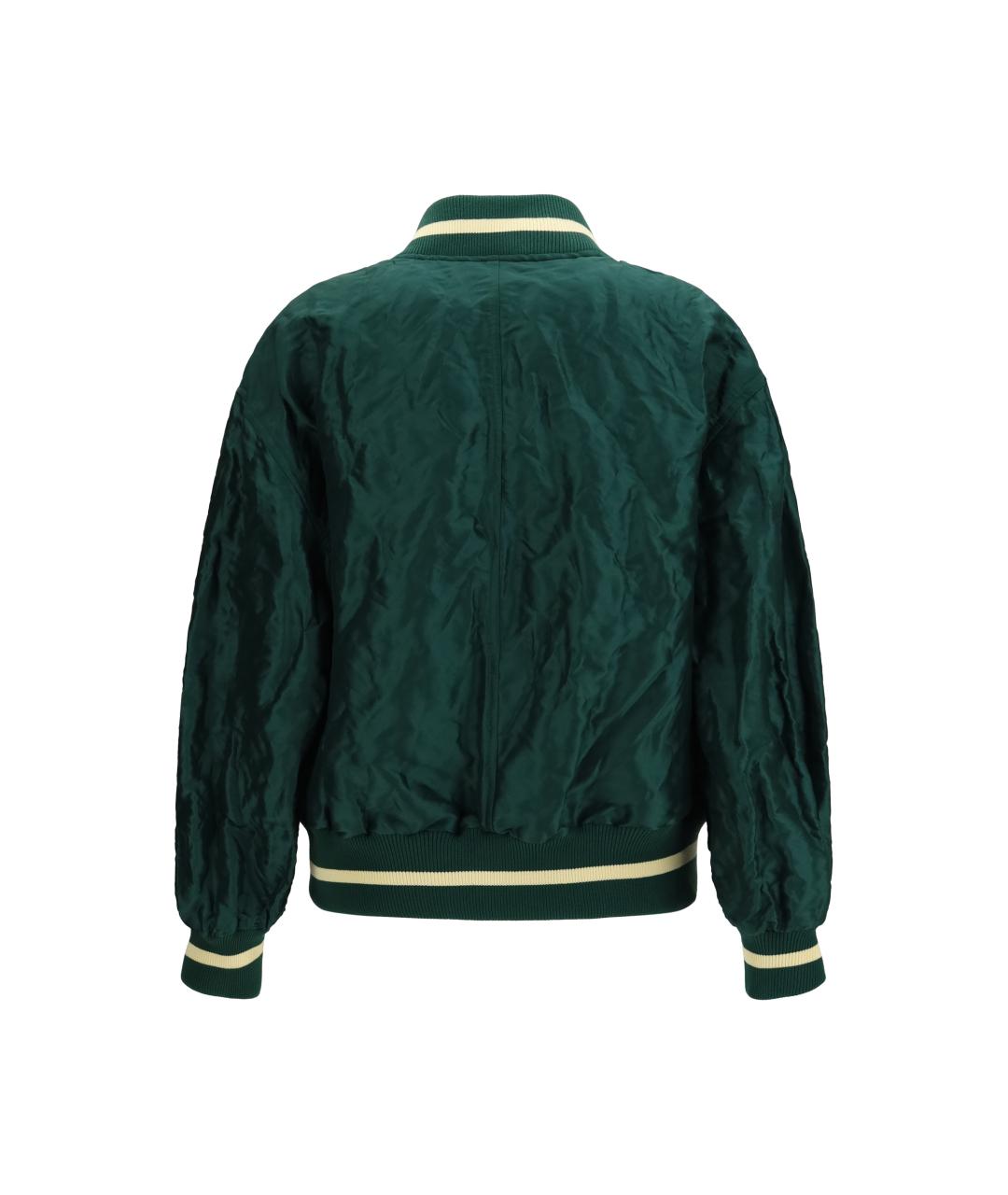 LOEWE Зеленая полиэстеровая куртка, фото 2