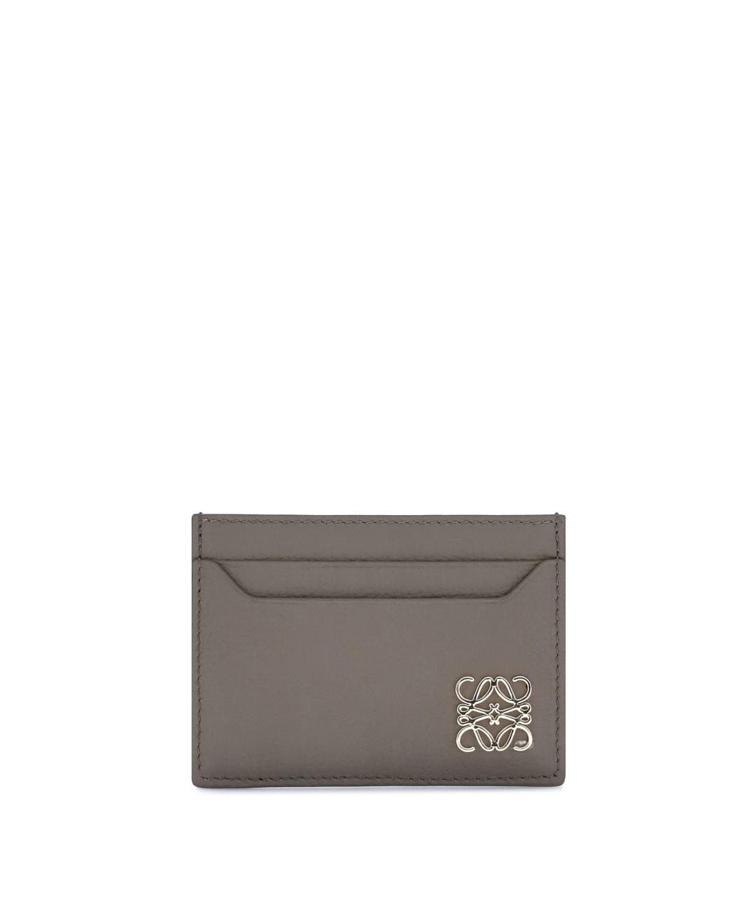 LOEWE Бежевый кожаный кардхолдер, фото 1