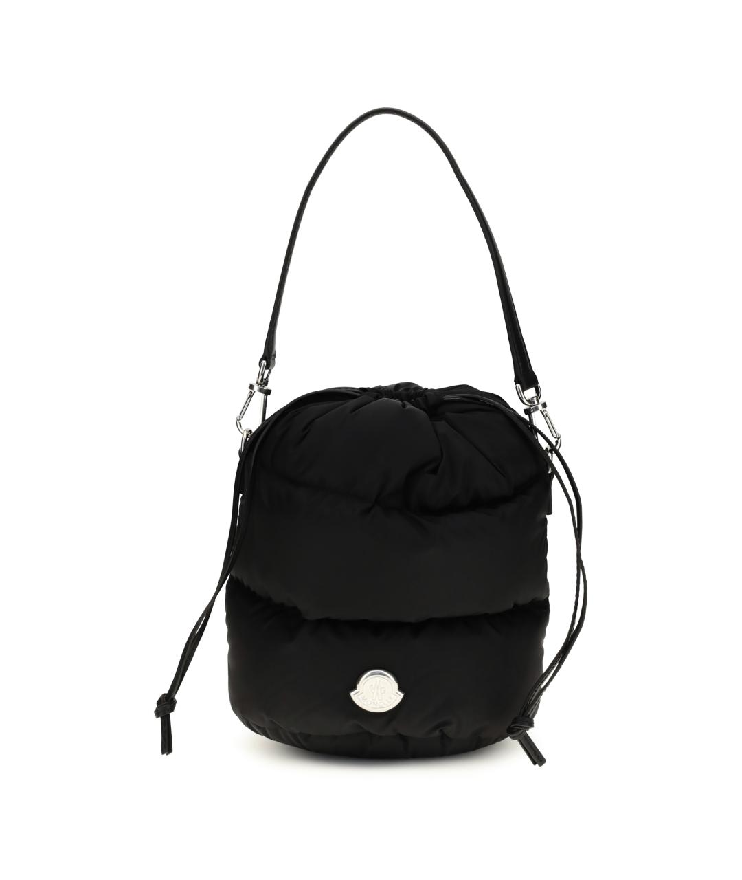 MONCLER Черная тканевая сумка через плечо, фото 1