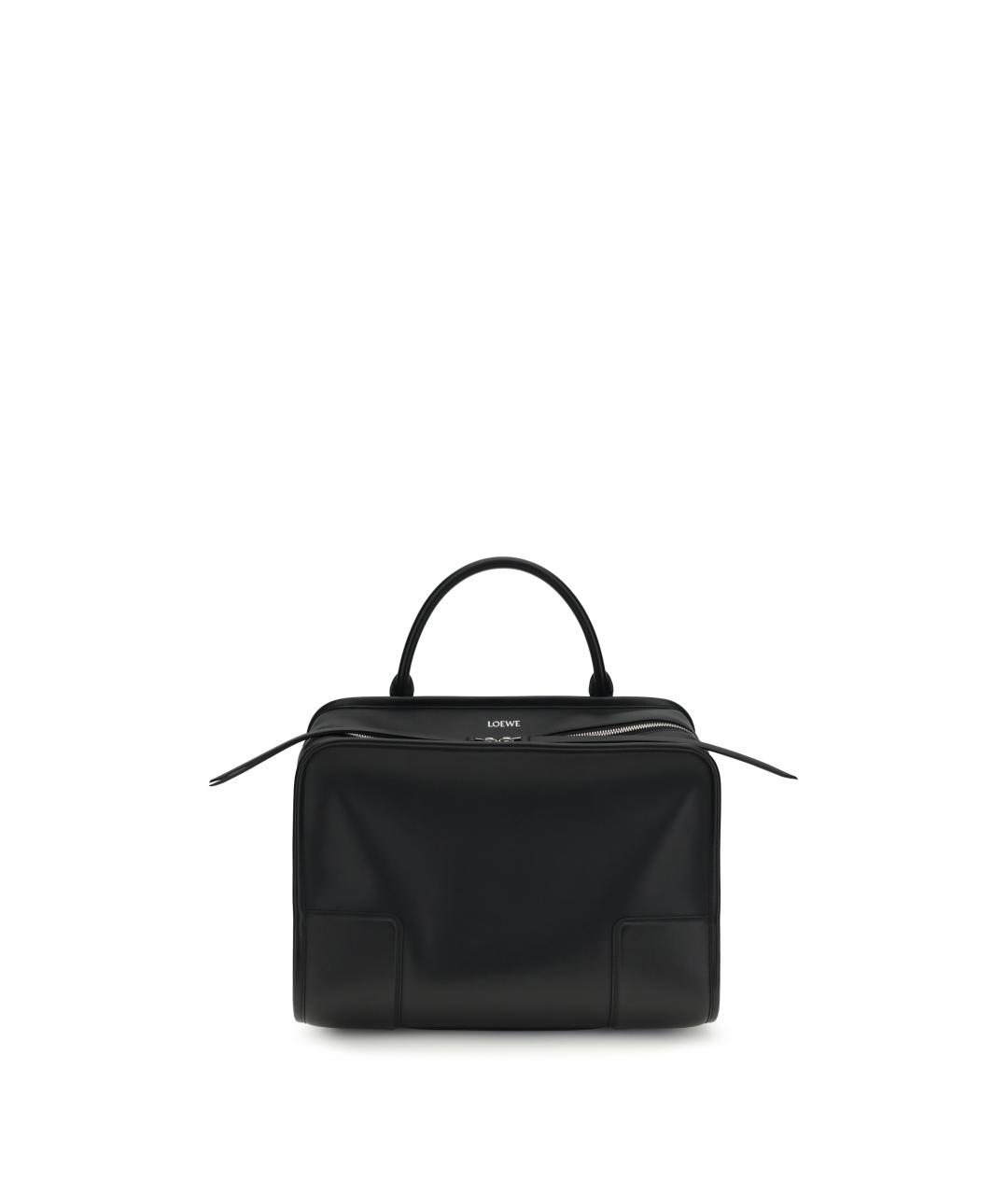 LOEWE Черная кожаная сумка тоут, фото 1