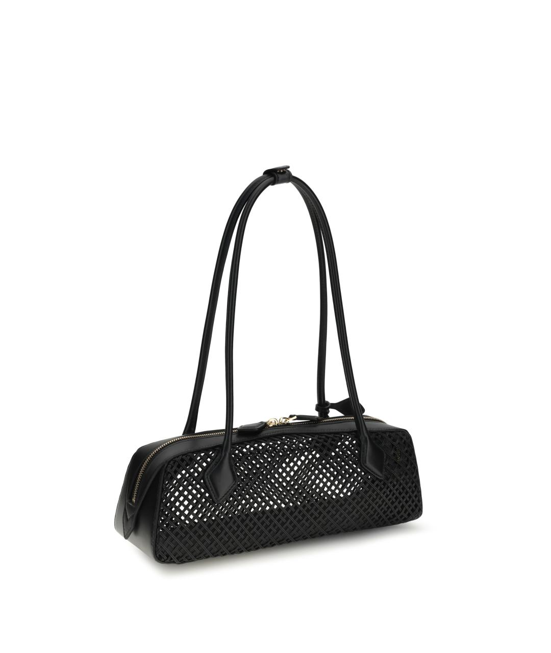 ALAIA Черная кожаная сумка тоут, фото 3