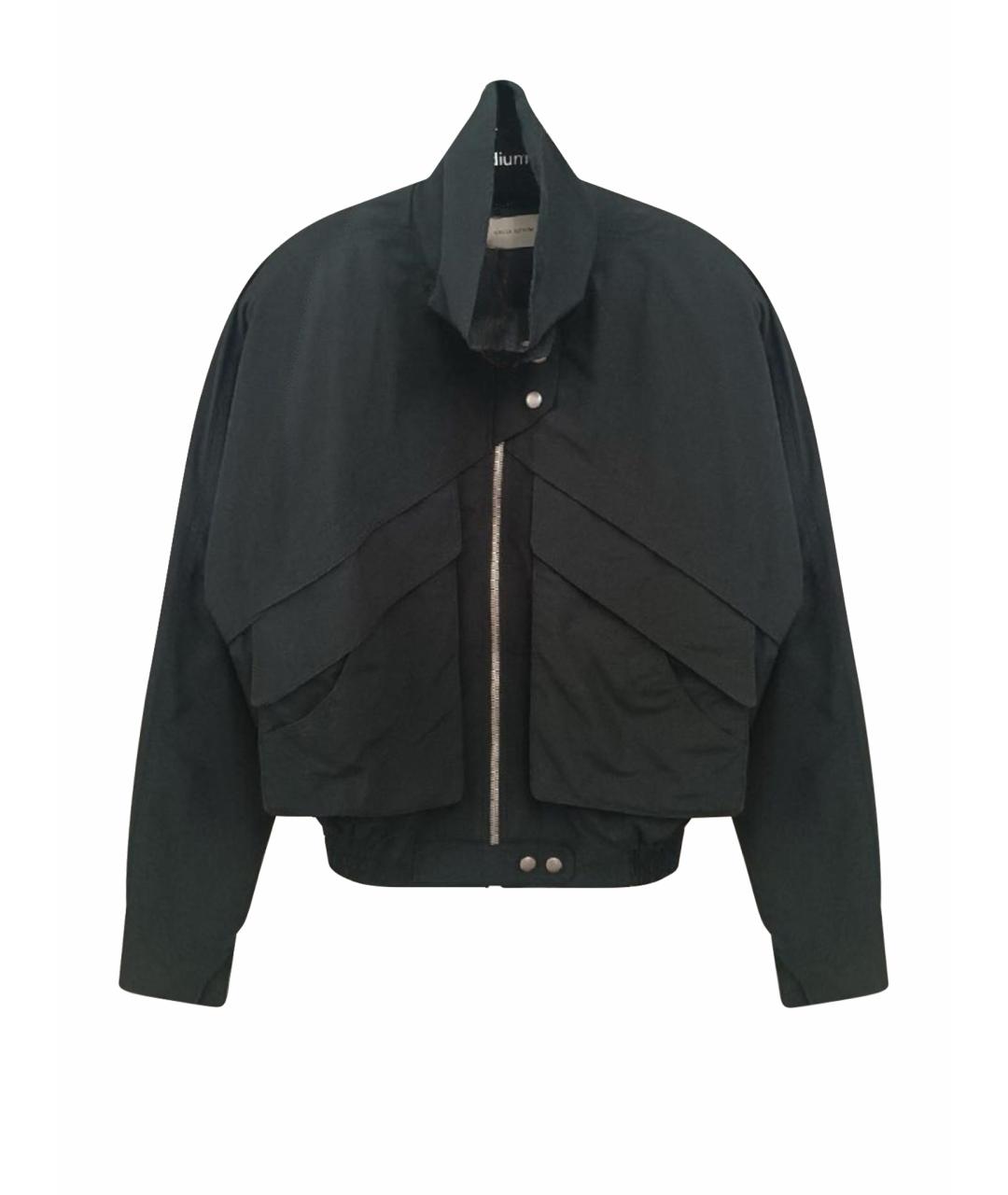 MAGDA BUTRYM Черная хлопковая куртка, фото 1