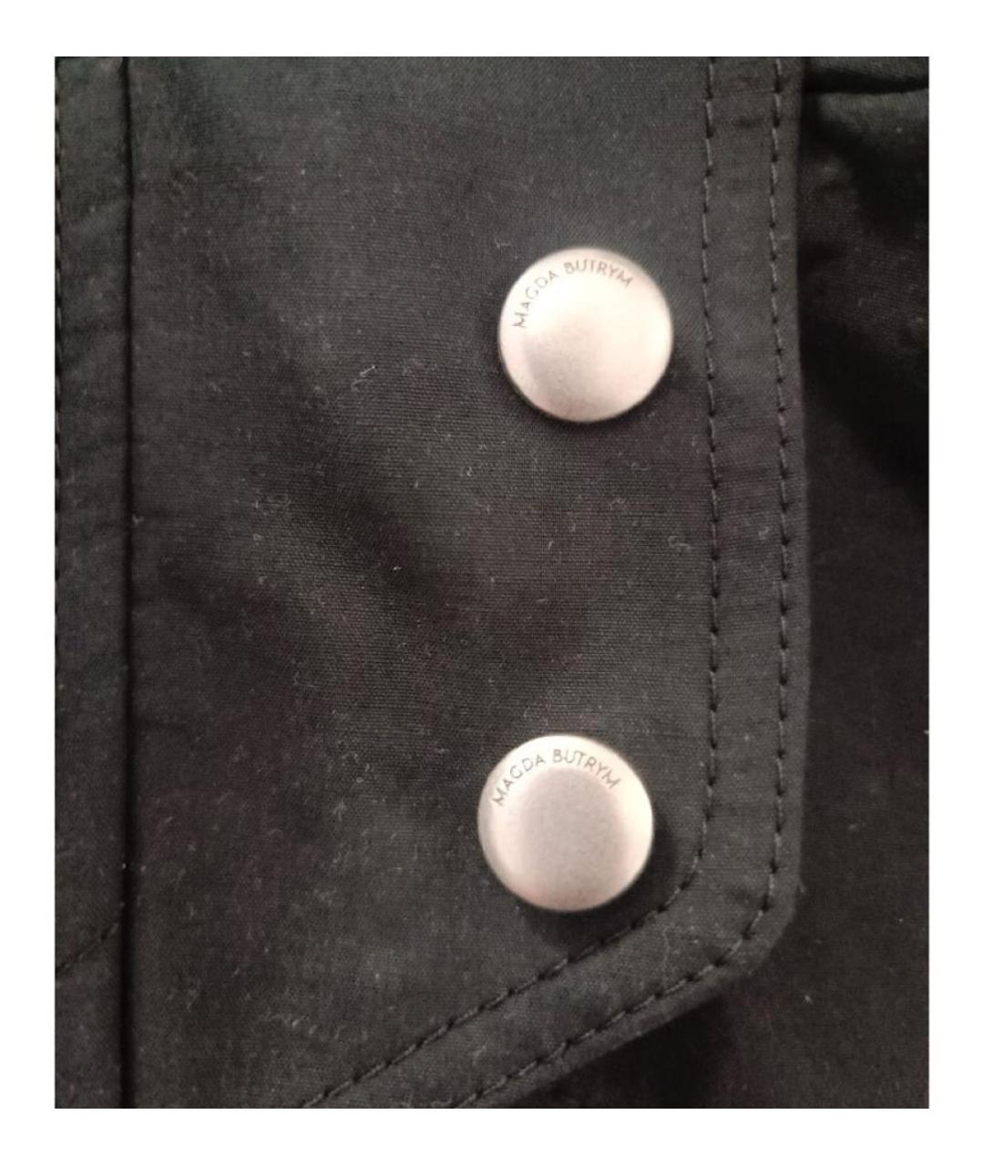 MAGDA BUTRYM Черная хлопковая куртка, фото 4