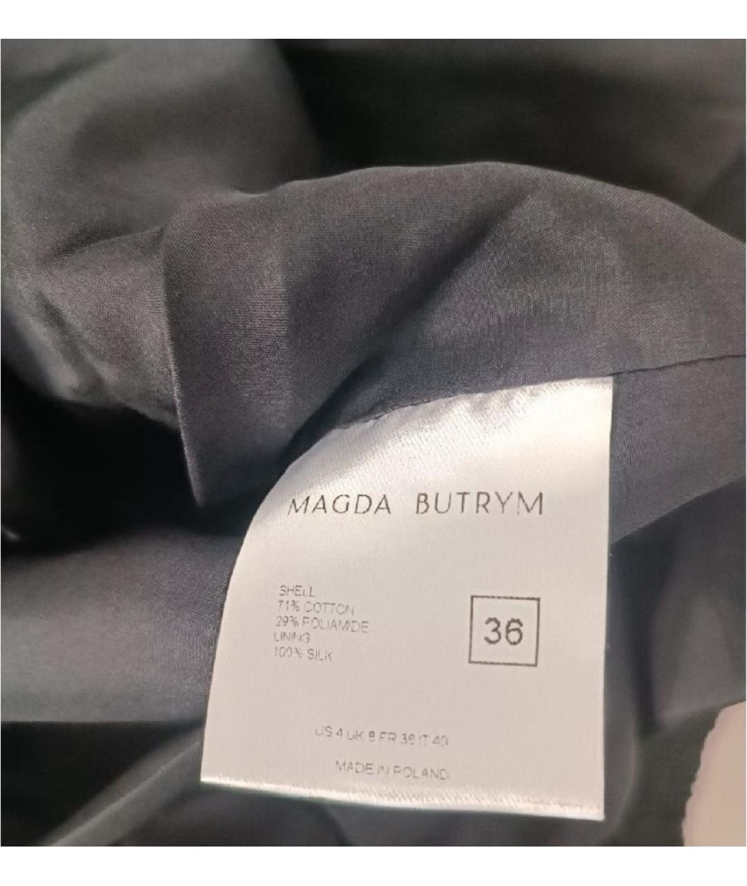 MAGDA BUTRYM Черная хлопковая куртка, фото 5