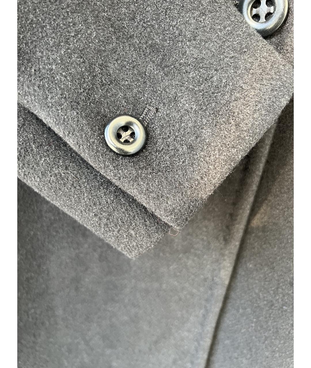 MAX MARA STUDIO Черное шерстяное пальто, фото 5