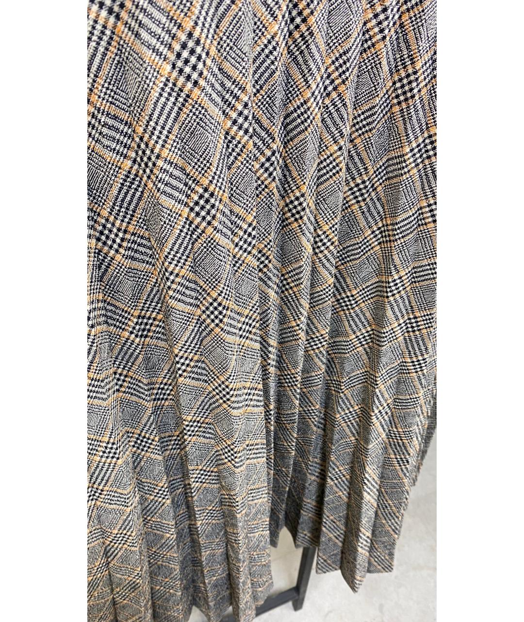 MAISON MARGIELA Мульти шерстяная юбка миди, фото 4