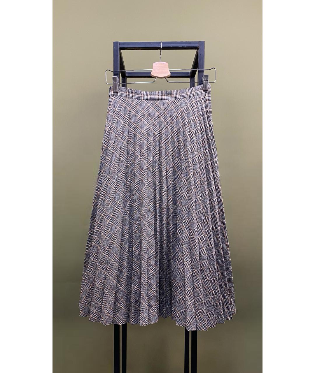 MAISON MARGIELA Мульти шерстяная юбка миди, фото 2