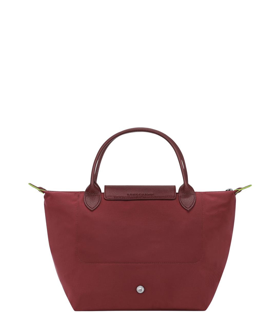 LONGCHAMP Бордовая синтетическая сумка тоут, фото 2