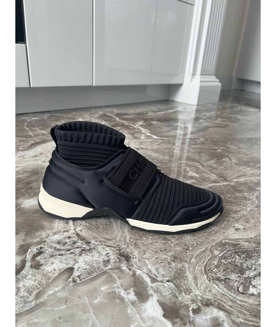 CHANEL Черные кроссовки, фото 8