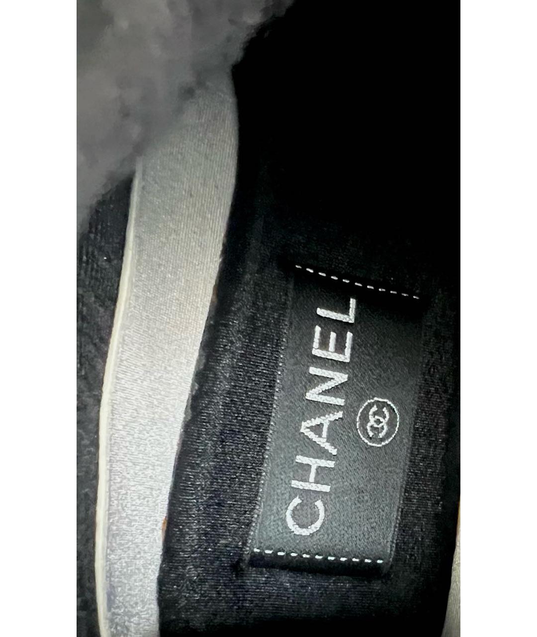 CHANEL Черные кроссовки, фото 6