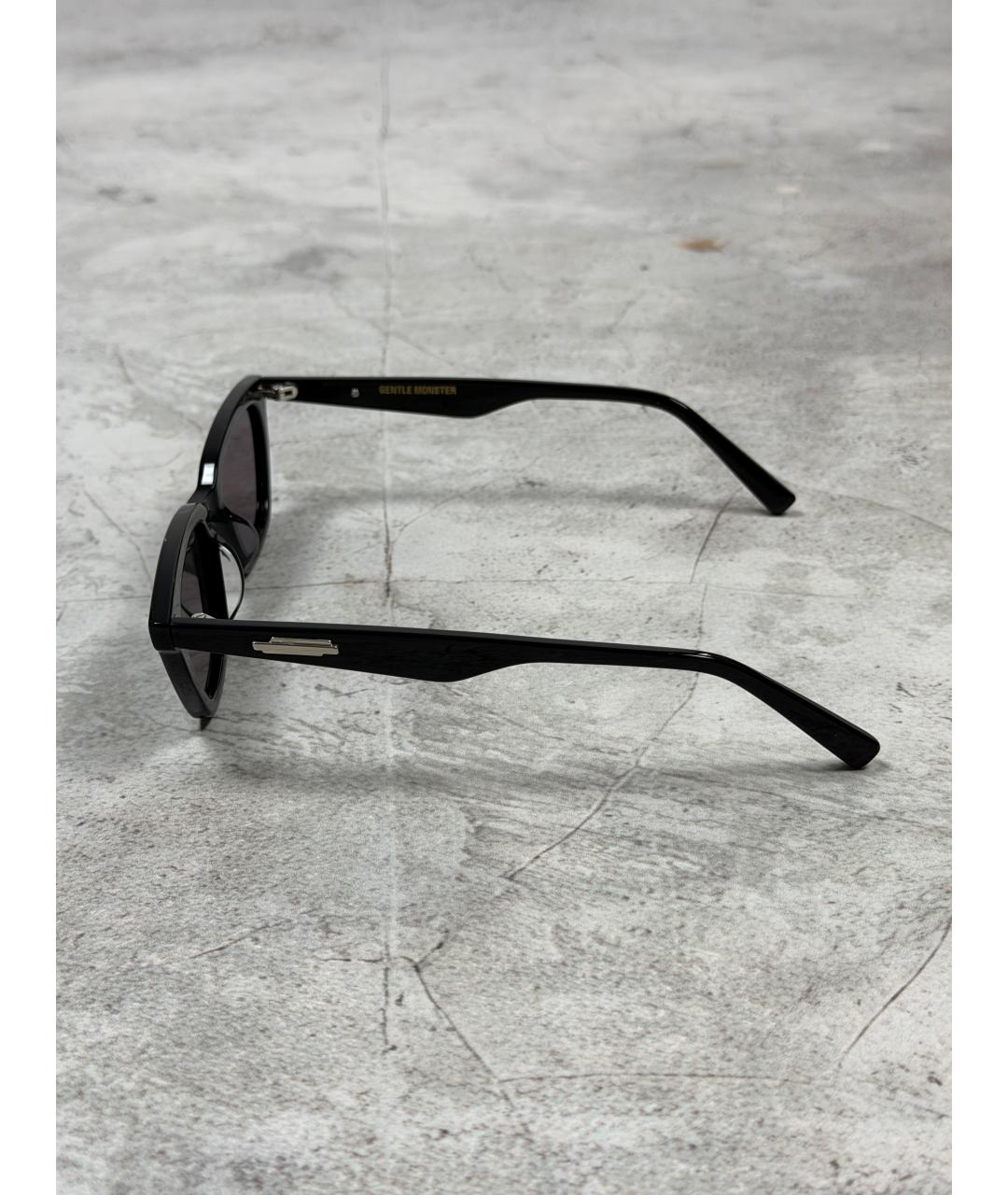 GENTLE MONSTER Черные пластиковые солнцезащитные очки, фото 6