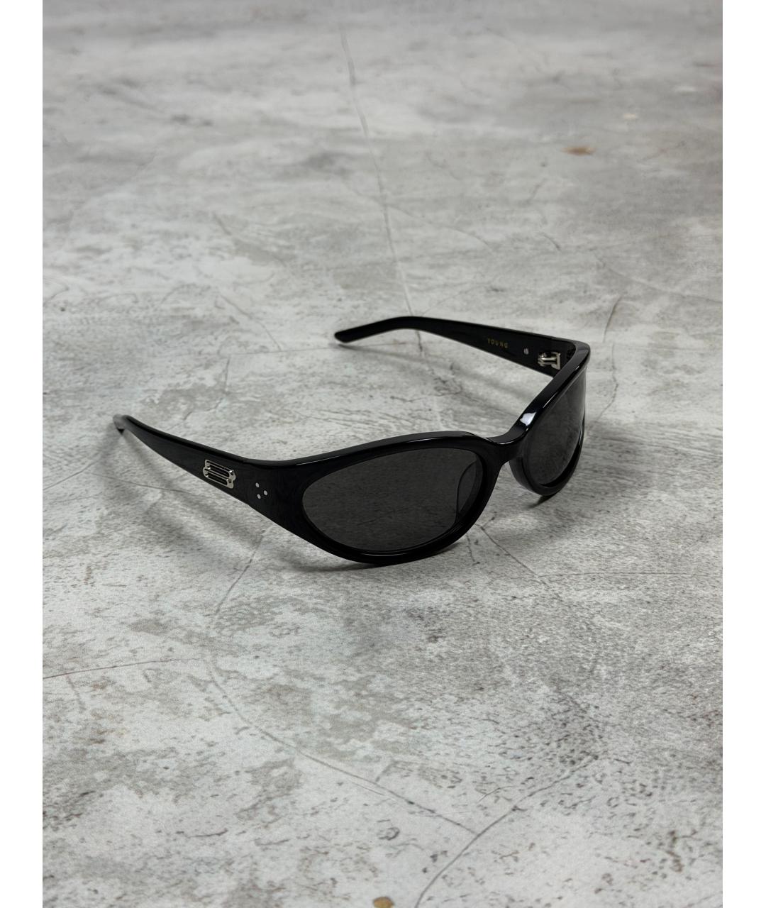GENTLE MONSTER Черные пластиковые солнцезащитные очки, фото 2