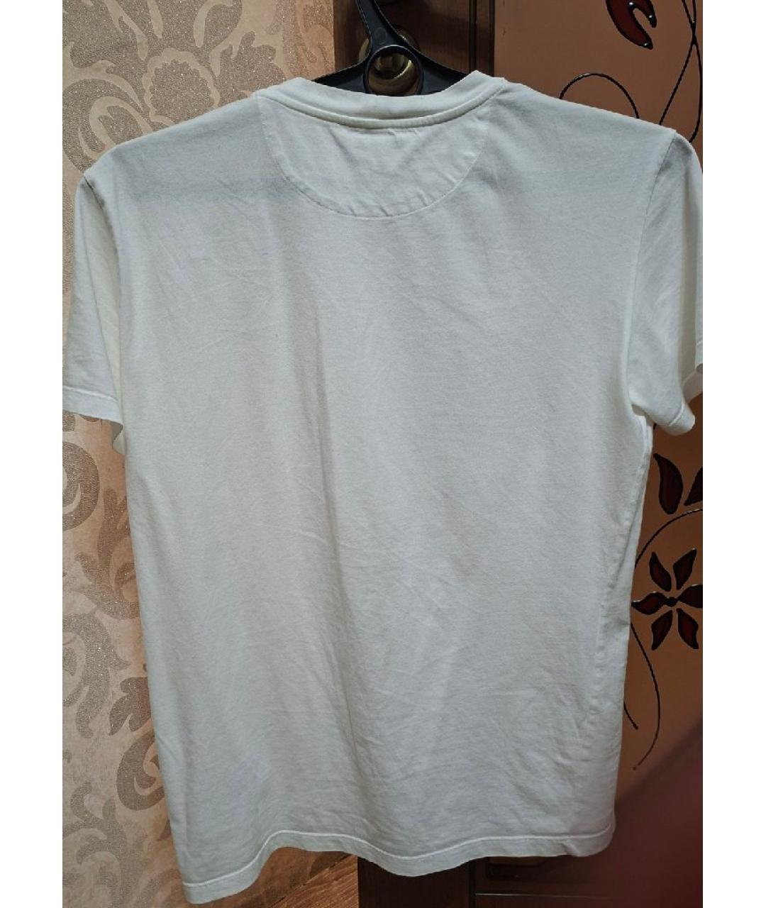 VALENTINO Белая хлопковая футболка, фото 2