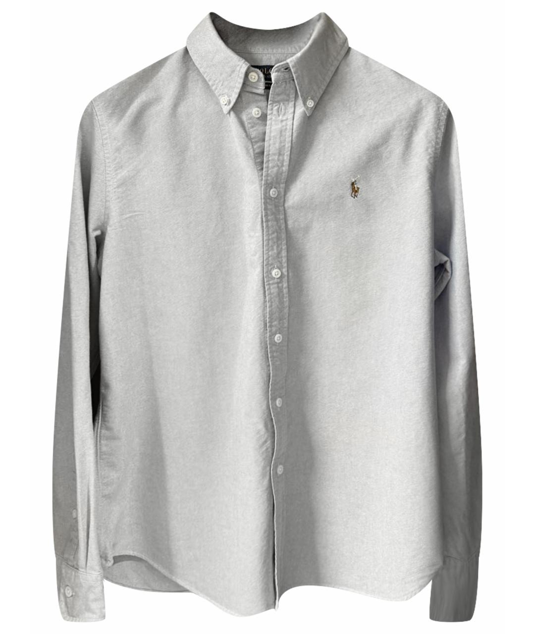 POLO RALPH LAUREN Голубая хлопковая классическая рубашка, фото 1