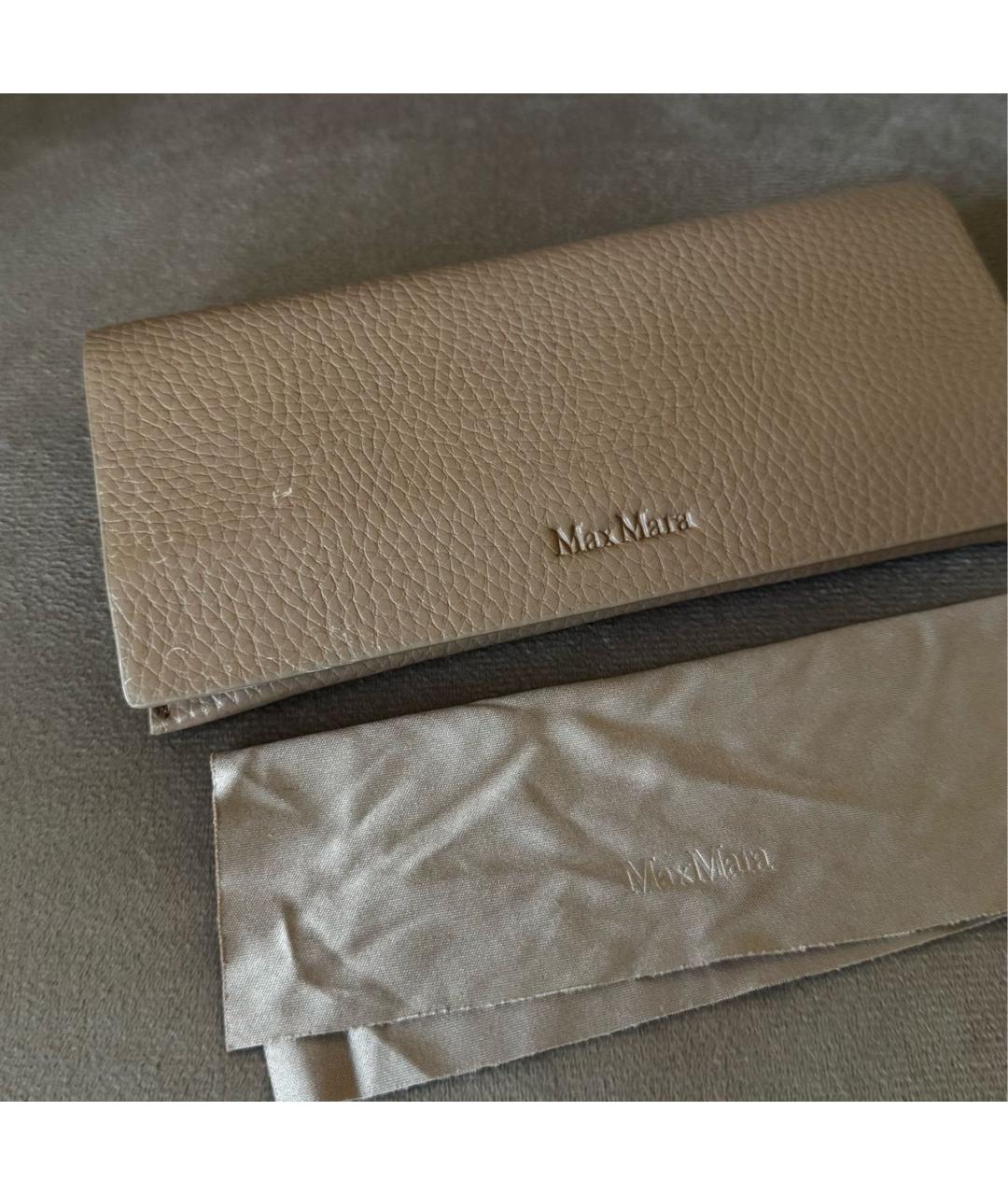 MAX MARA Белые металлические солнцезащитные очки, фото 4