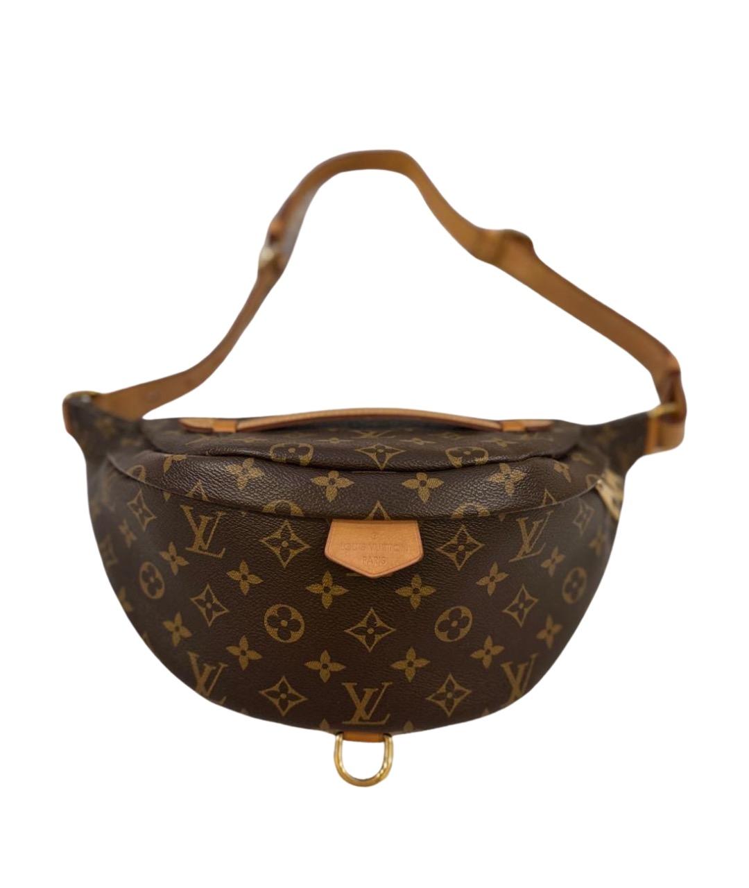 LOUIS VUITTON Коричневая поясная сумка, фото 1