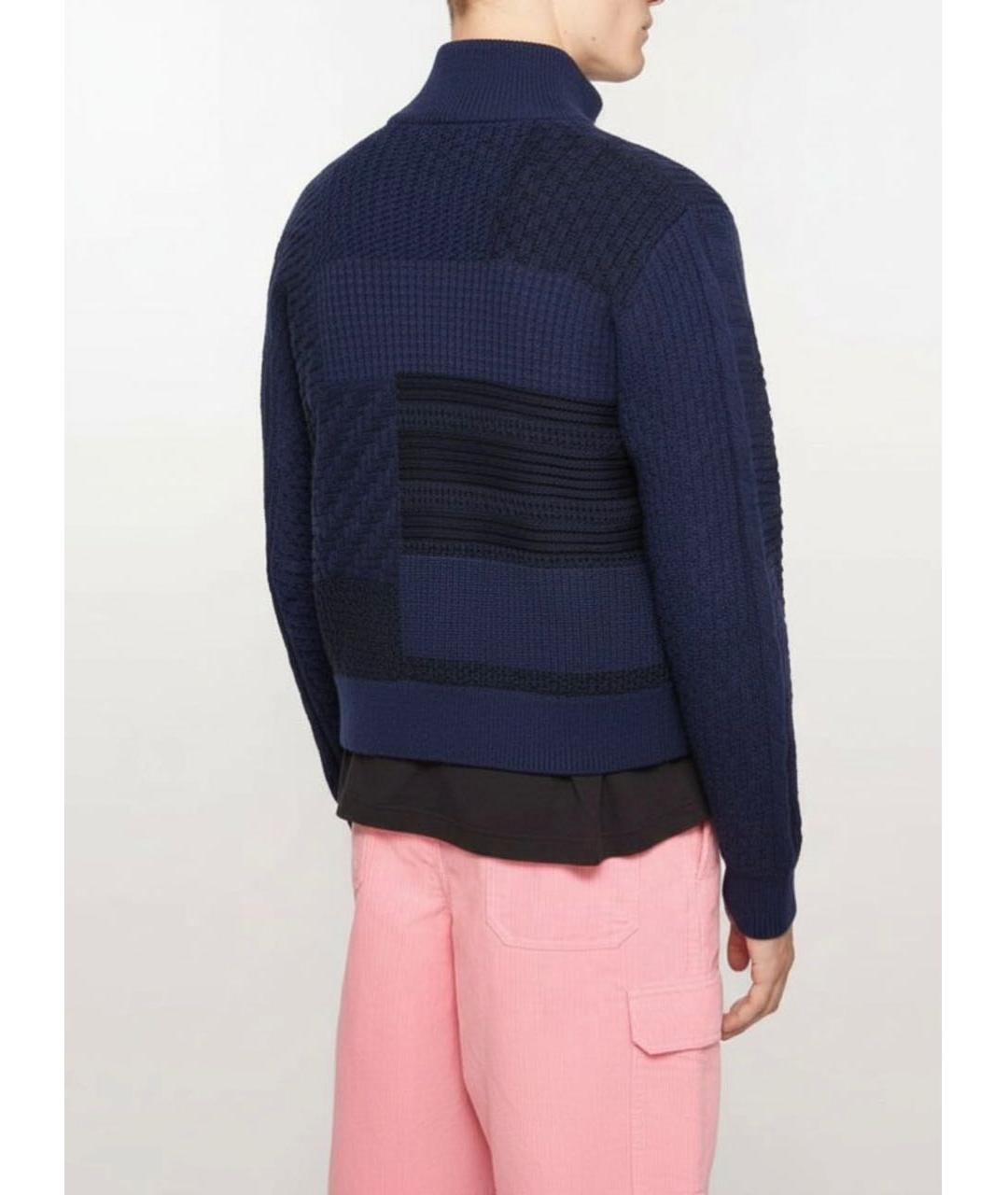 ACNE STUDIOS Темно-синий шерстяной джемпер / свитер, фото 7