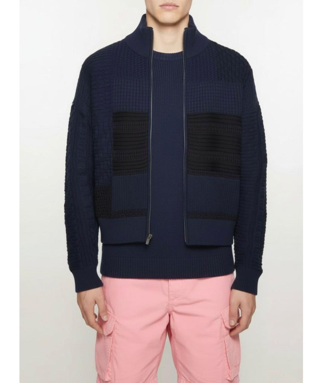 ACNE STUDIOS Темно-синий шерстяной джемпер / свитер, фото 6