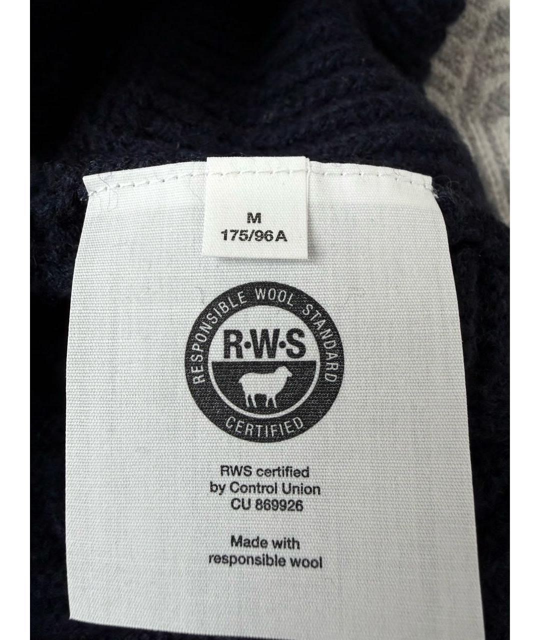 ACNE STUDIOS Темно-синий шерстяной джемпер / свитер, фото 5