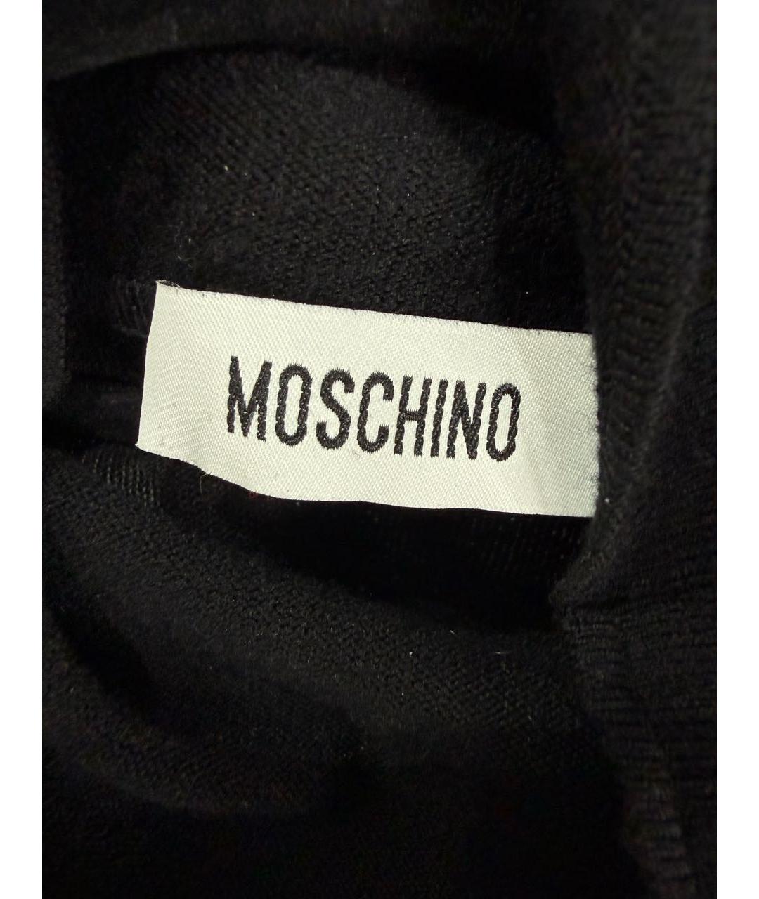 MOSCHINO Черная шерстяная майка, фото 3
