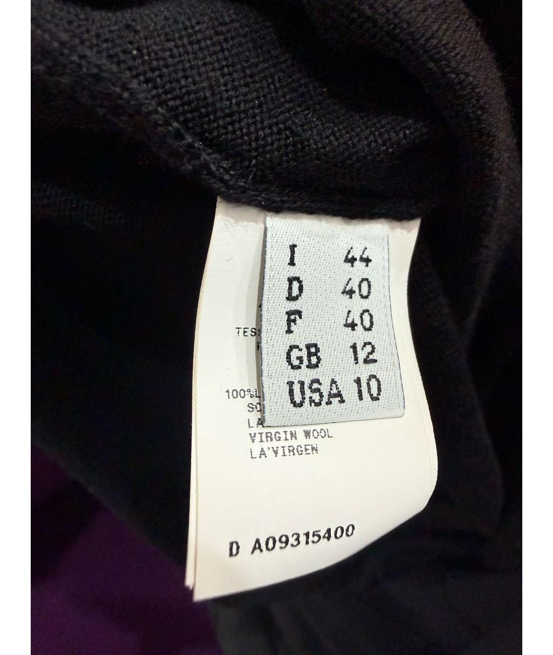 MOSCHINO Черная шерстяная майка, фото 4