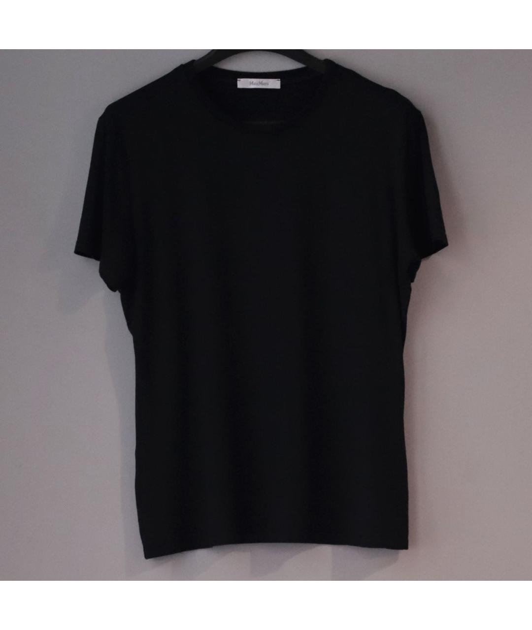 MAX MARA Черная футболка, фото 6