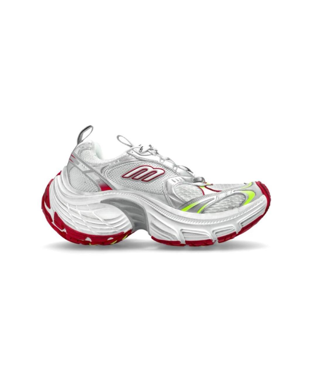 BALENCIAGA Белые текстильные кроссовки, фото 5