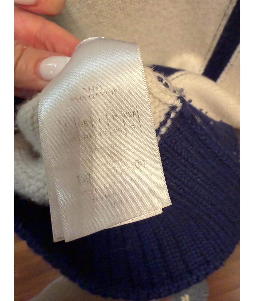 CHRISTIAN DIOR Белый шерстяной джемпер / свитер, фото 4