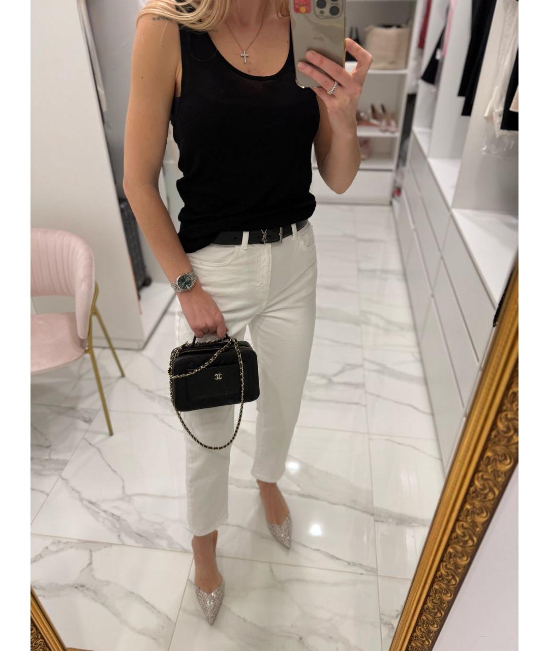 SAINT LAURENT Черная майка, фото 3