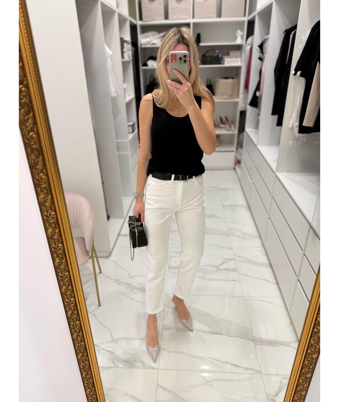 SAINT LAURENT Черная майка, фото 4