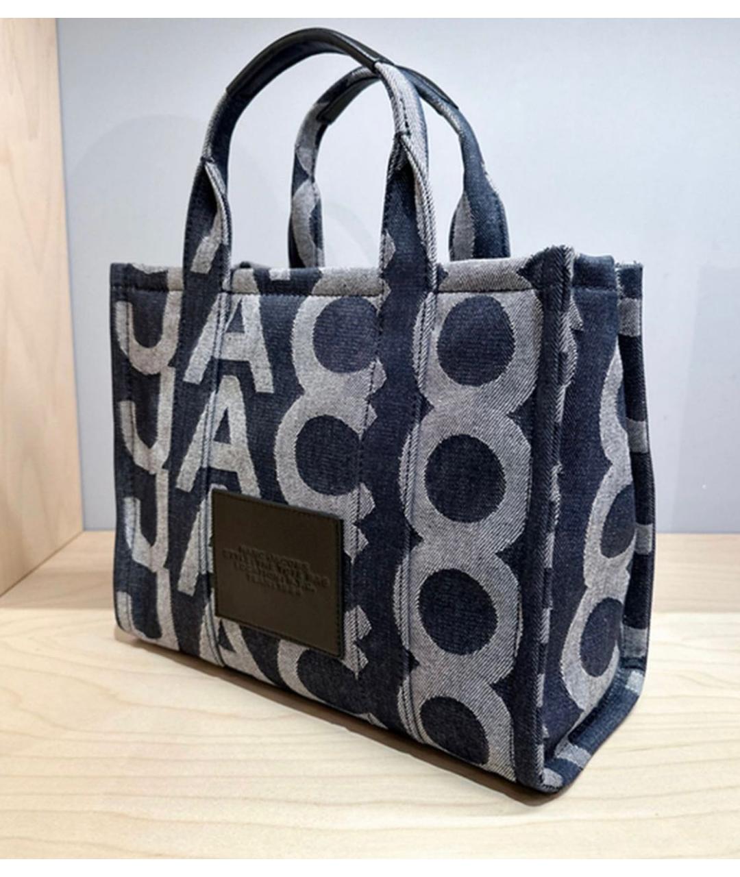 MARC JACOBS Синяя деним сумка тоут, фото 2