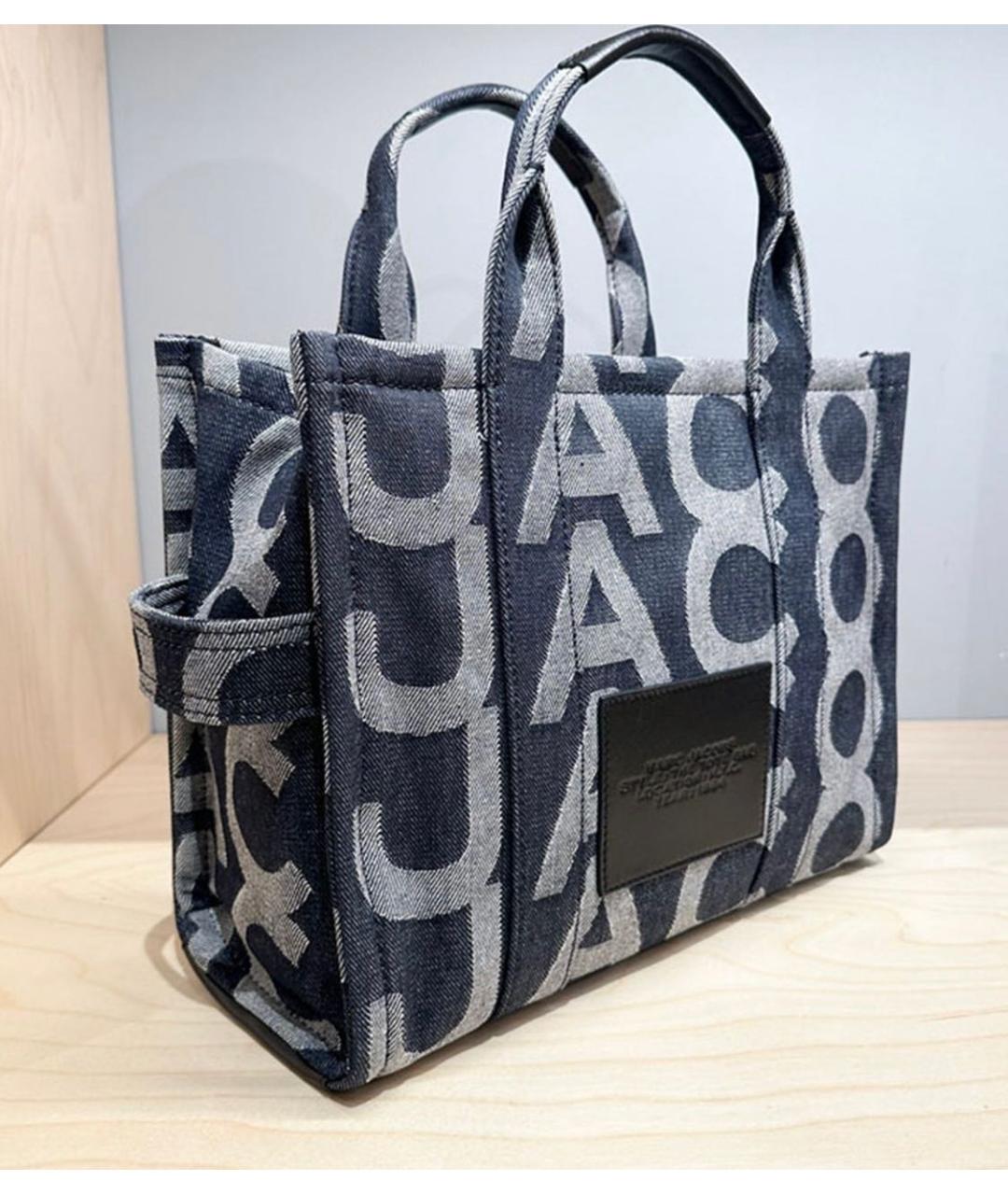 MARC JACOBS Синяя деним сумка тоут, фото 3