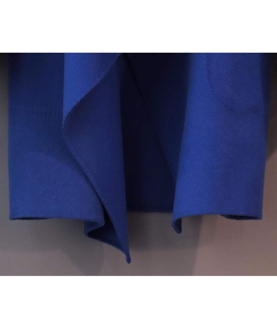 ARMANI COLLEZIONI Синее кашемировое пальто, фото 5