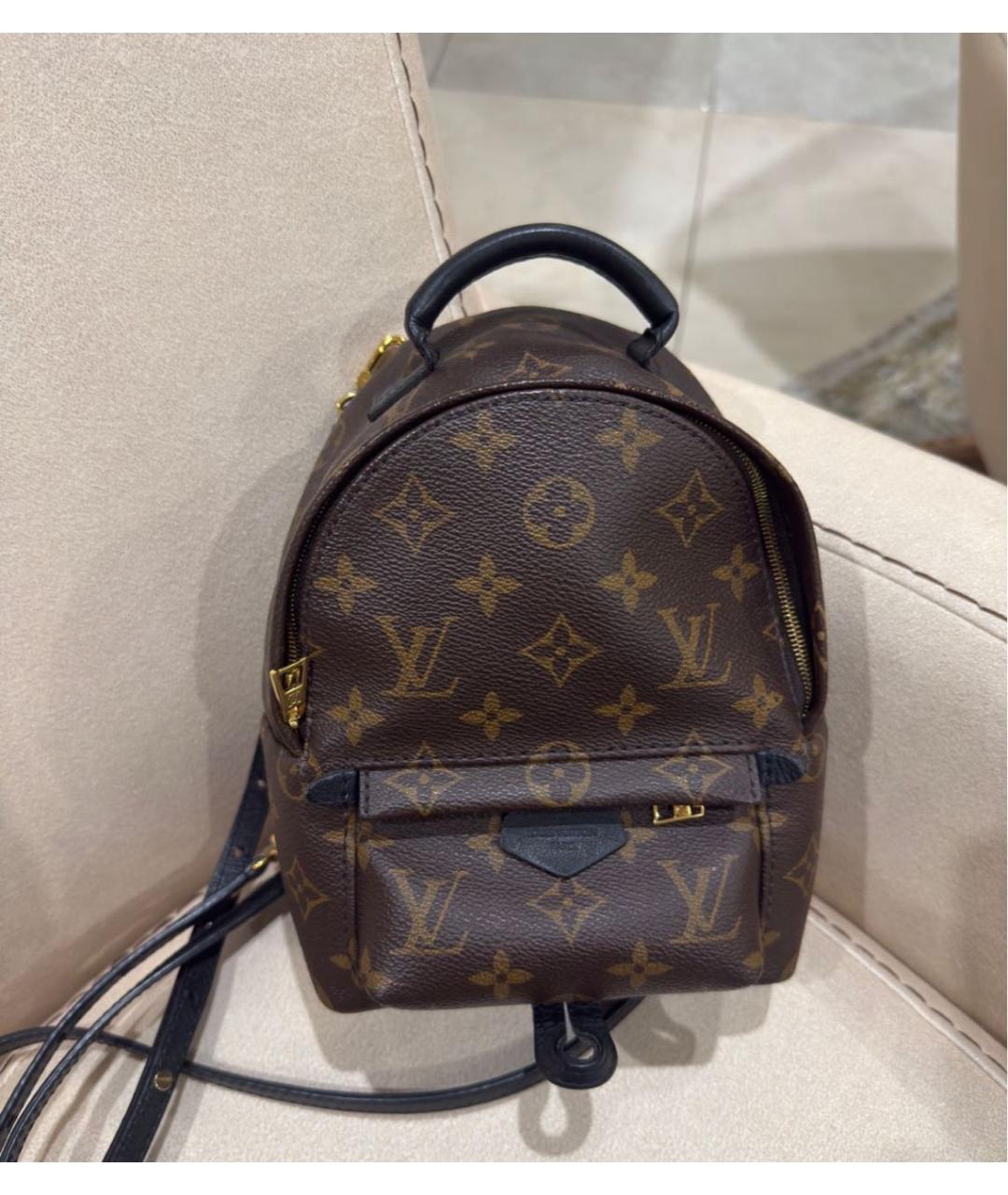 LOUIS VUITTON Коричневый рюкзак, фото 7