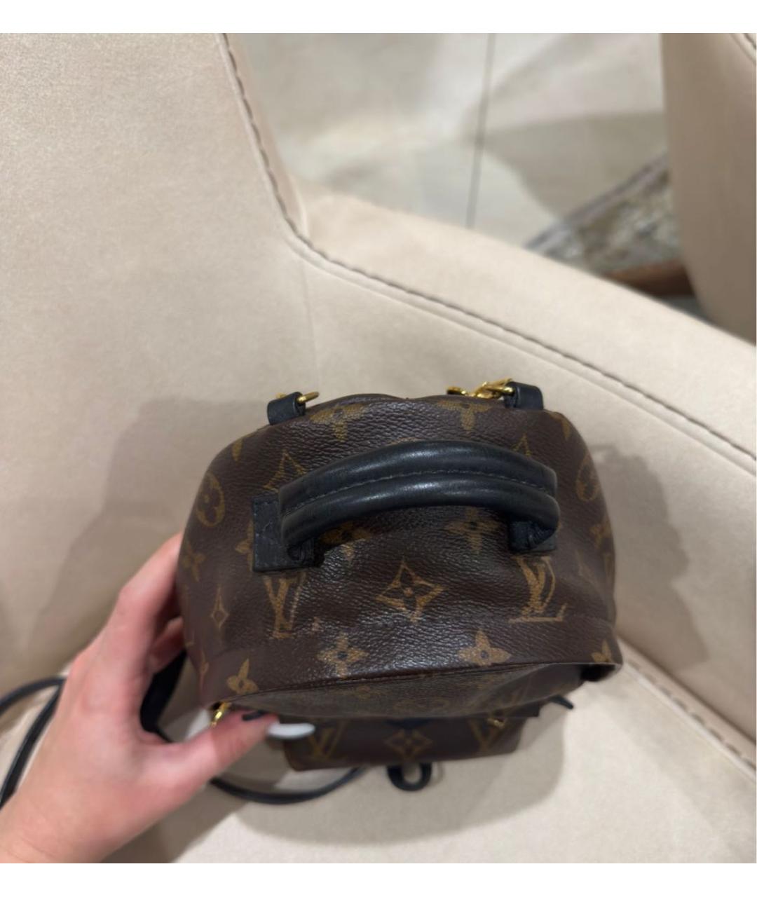 LOUIS VUITTON Коричневый рюкзак, фото 5