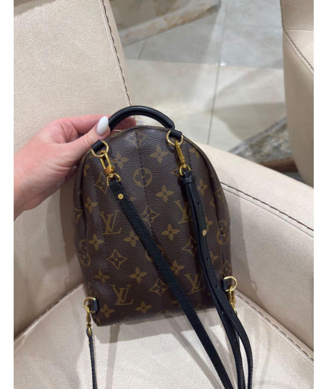 LOUIS VUITTON Коричневый рюкзак, фото 3