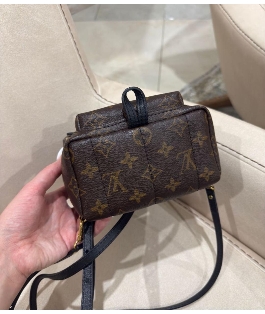 LOUIS VUITTON Коричневый рюкзак, фото 6