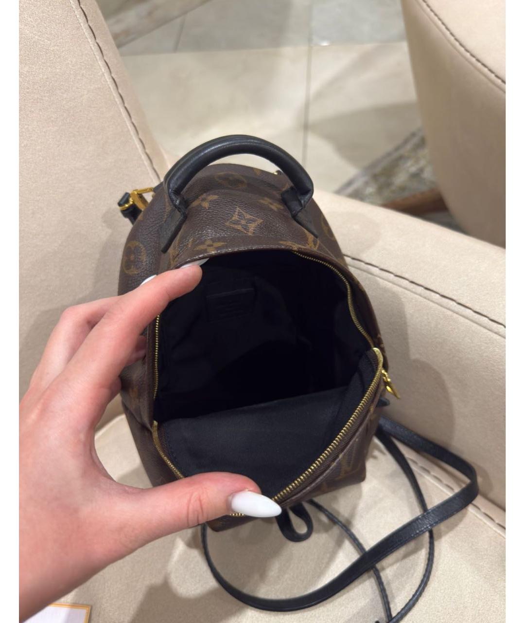 LOUIS VUITTON Коричневый рюкзак, фото 4