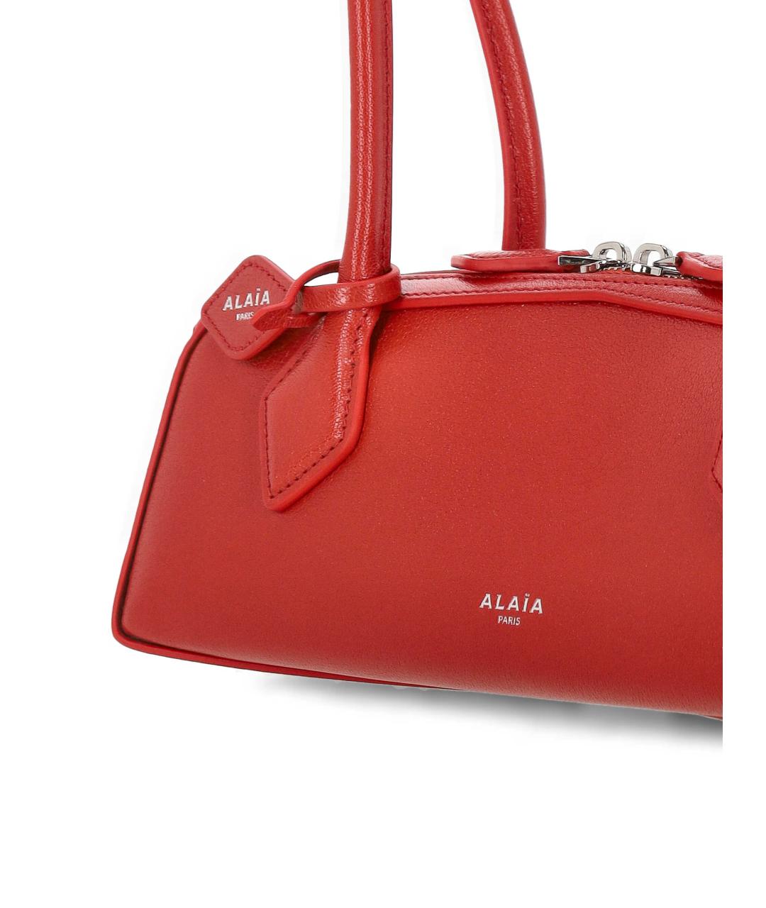 ALAIA Оранжевая кожаная сумка через плечо, фото 4