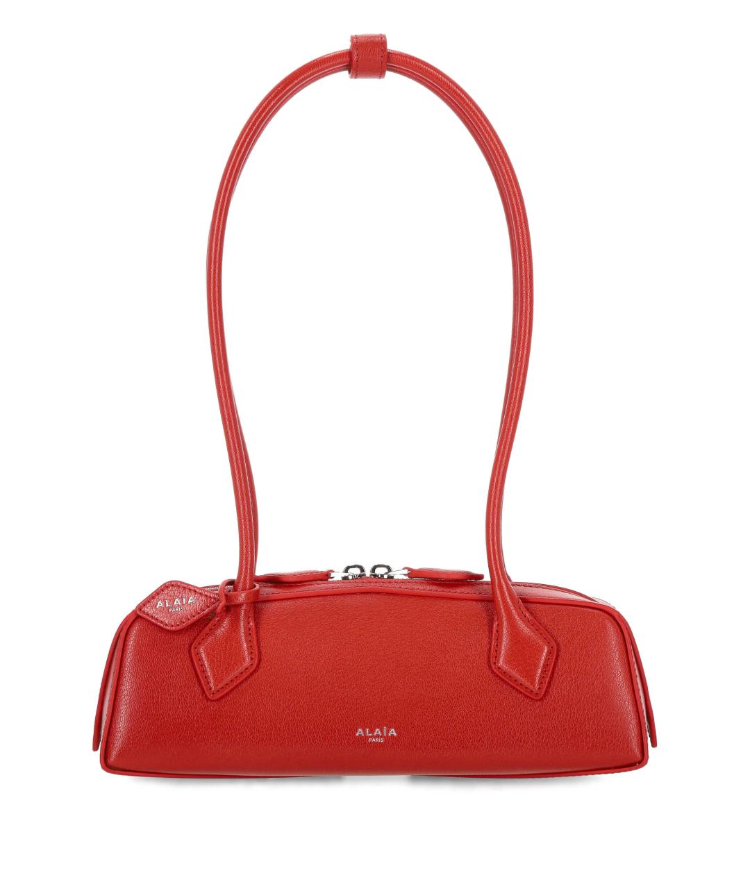 ALAIA Оранжевая кожаная сумка через плечо, фото 1