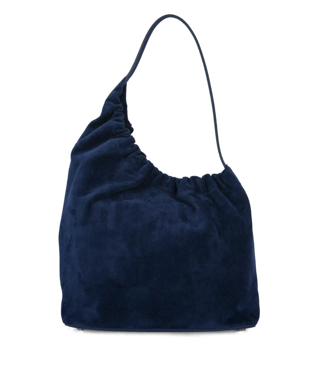 AESTHER EKME Темно-синяя замшевая сумка тоут, фото 1