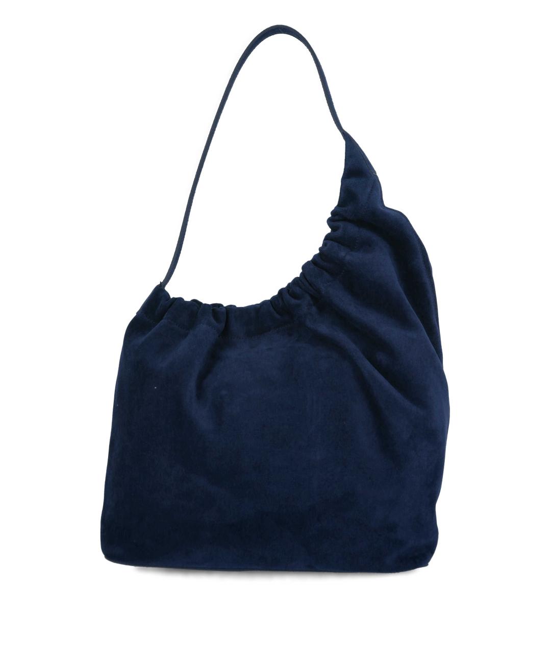 AESTHER EKME Темно-синяя замшевая сумка тоут, фото 3