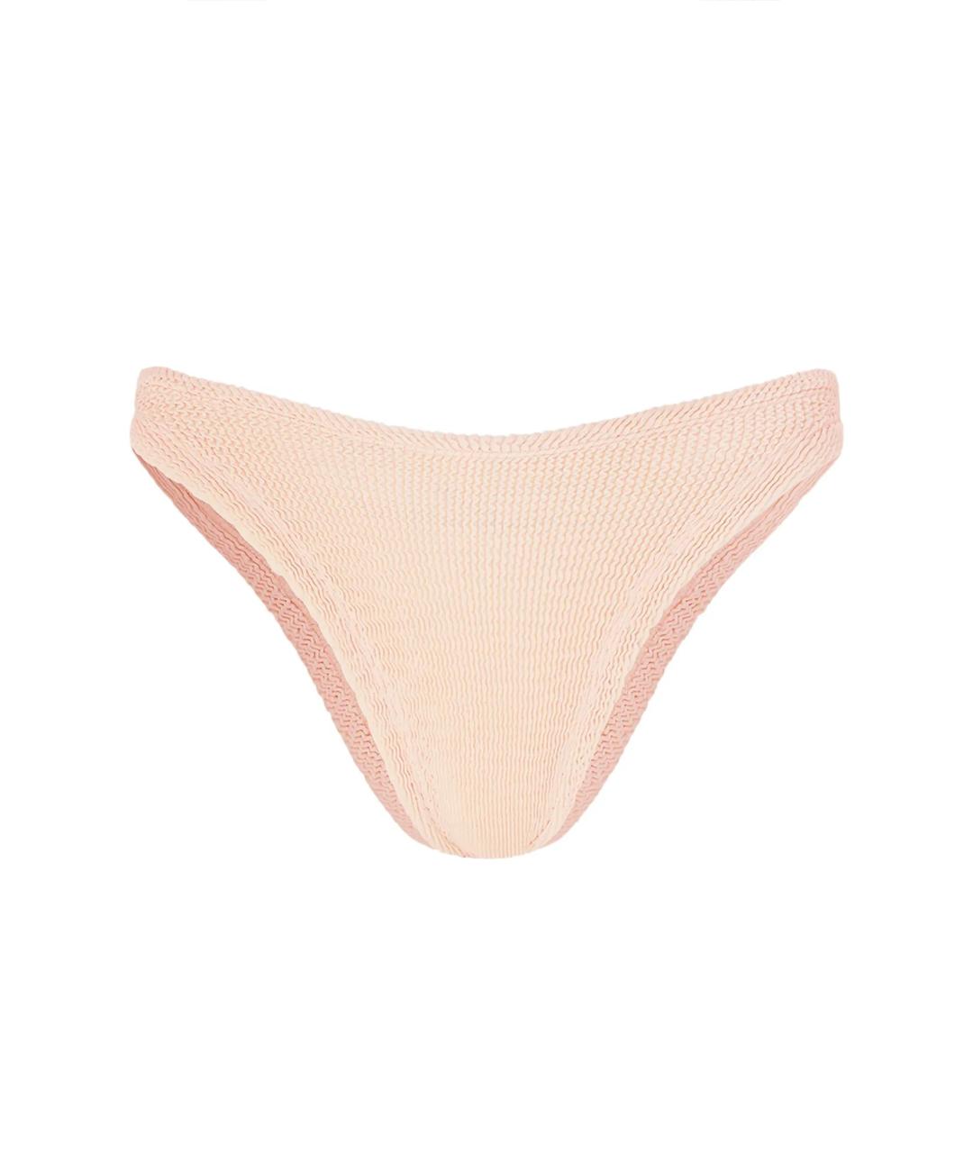 HUNZA G Розовый полиамидовый купальник, фото 3