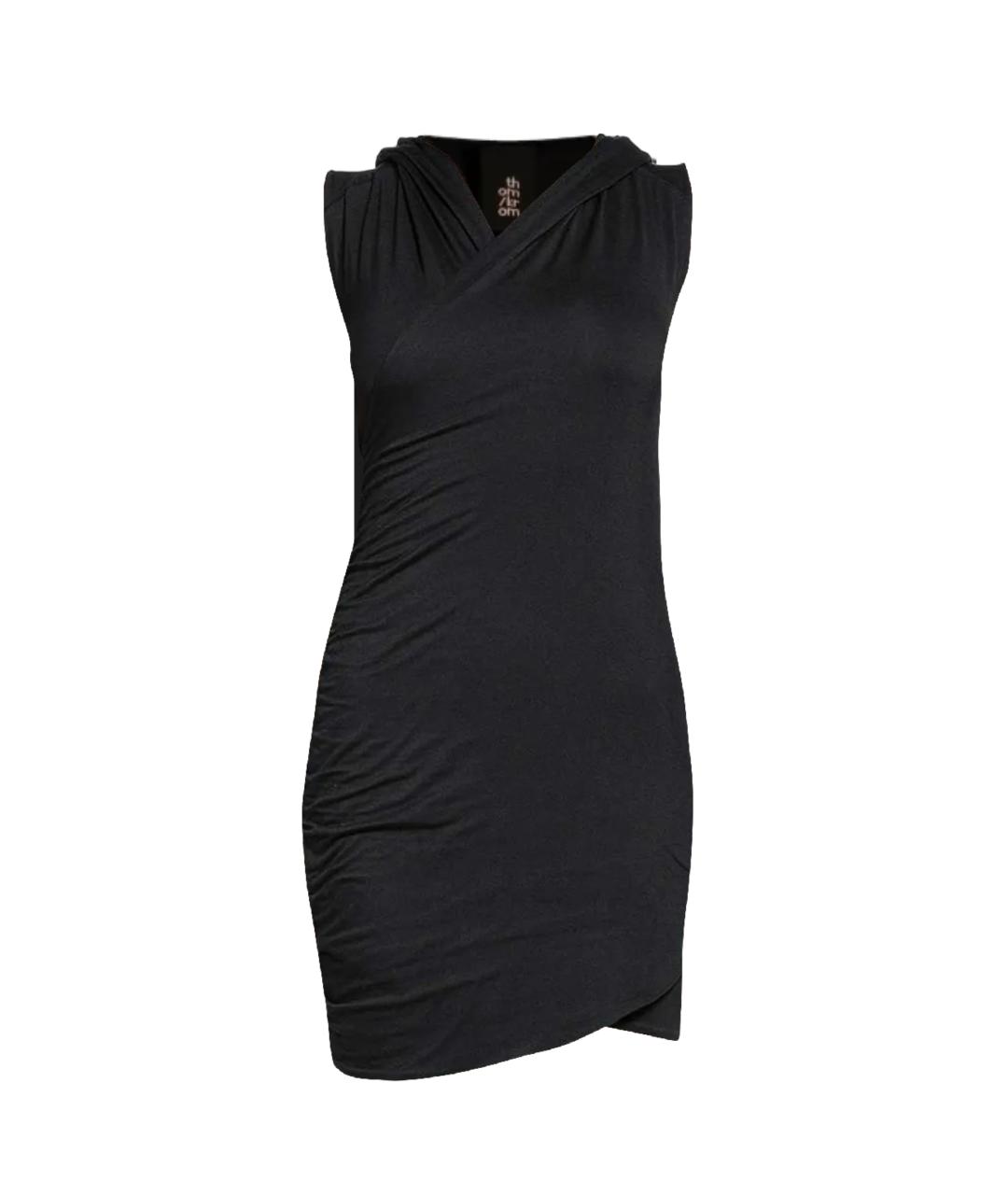 THOM KROM Черное хлопковое коктейльное платье, фото 1