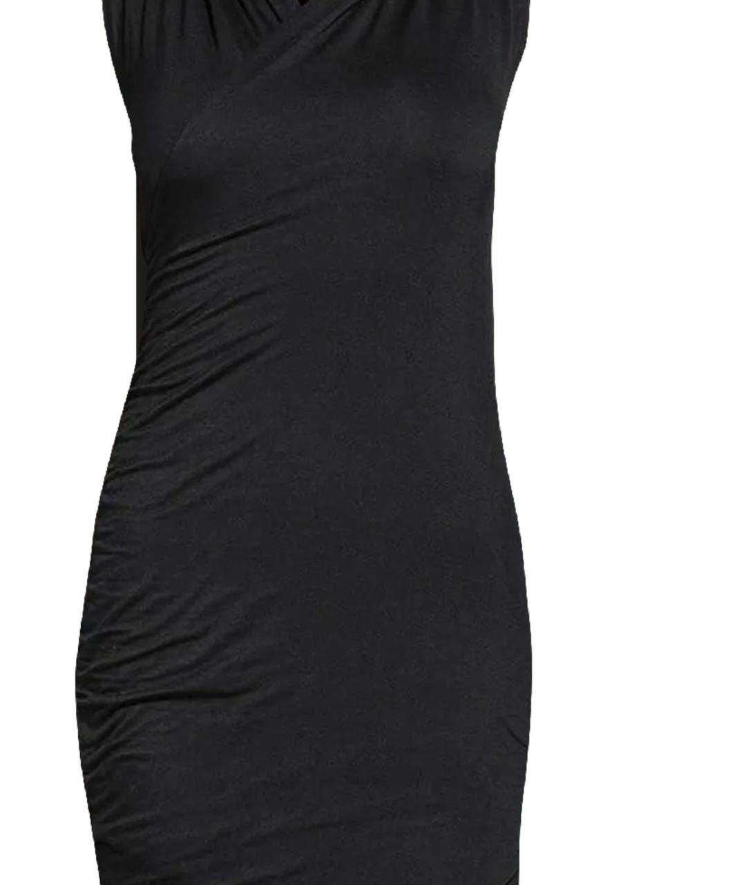 THOM KROM Черное хлопковое коктейльное платье, фото 2