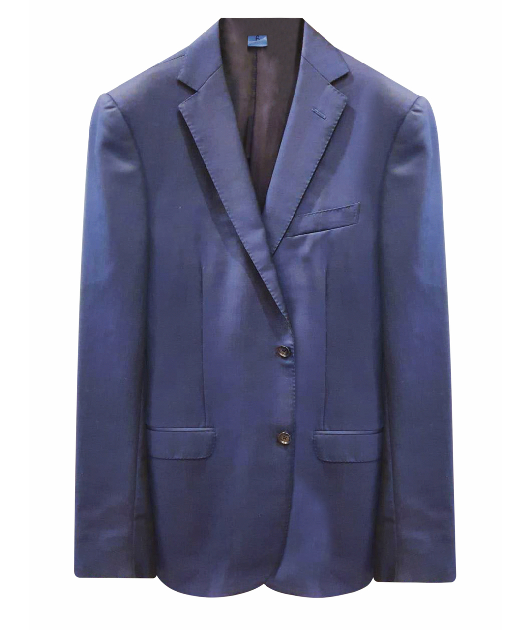 ZZEGNA Темно-синий шерстяной пиджак, фото 1