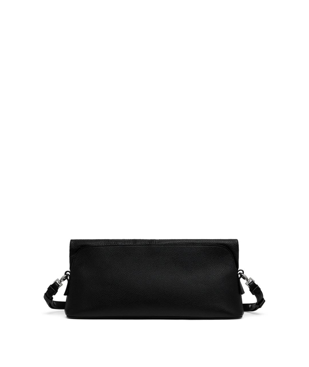 MAISON MARGIELA Черная кожаная сумка через плечо, фото 3