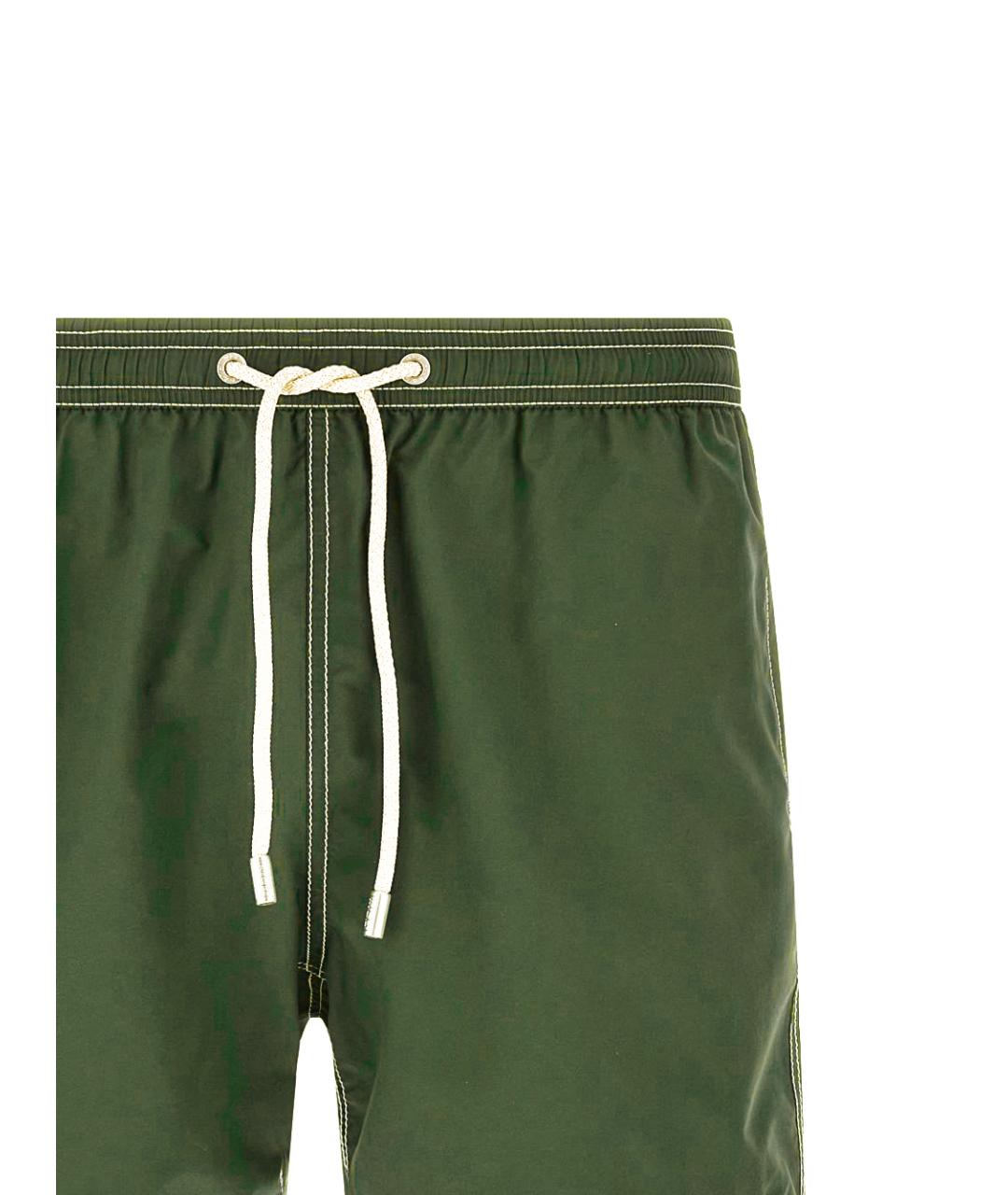 MC2 SAINT BARTH Зеленые полиэстеровые шорты, фото 2